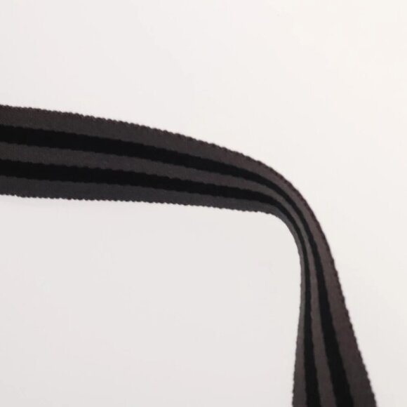 HERMES Fourre Tout Bassas MM Shoulder Bag Canvas Black Auth - Picture 7 of 14